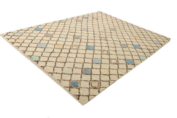 7' 8 x 10' Hand Knotted Darya Wool Rug