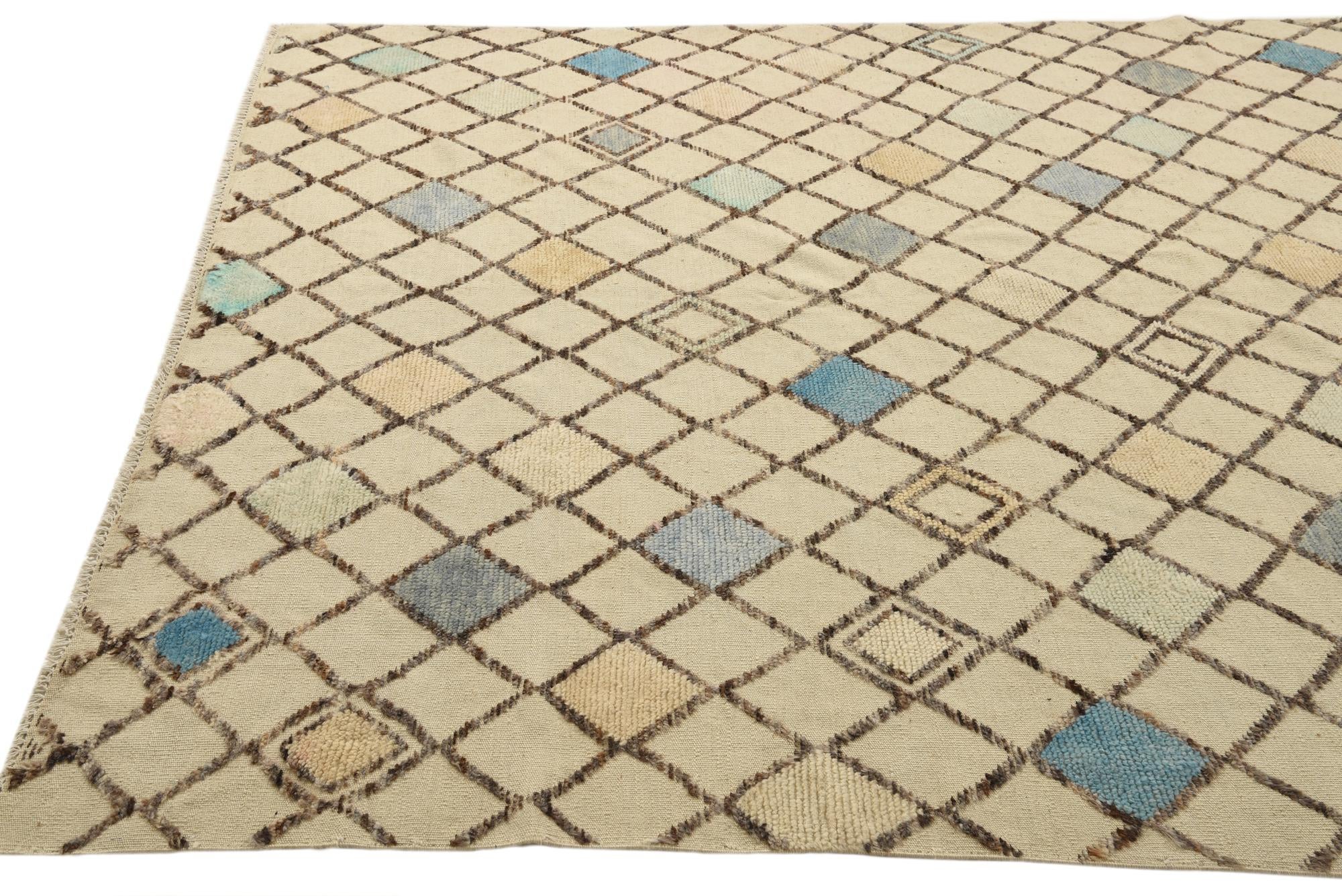 7' 8 x 10' Hand Knotted Darya Wool Rug