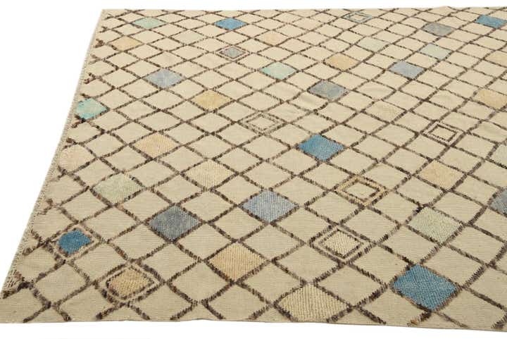 7' 8 x 10' Hand Knotted Darya Wool Rug