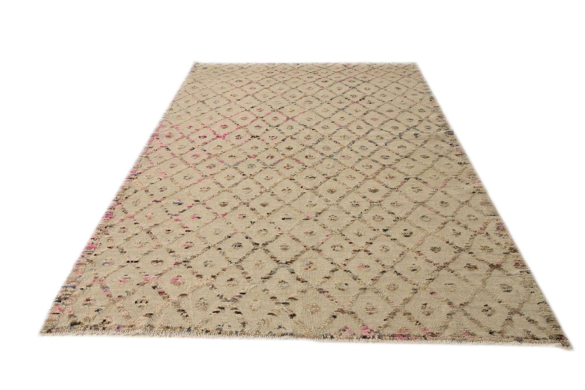 6' 6 x 9' 3 Hand Knotted Darya Wool Rug