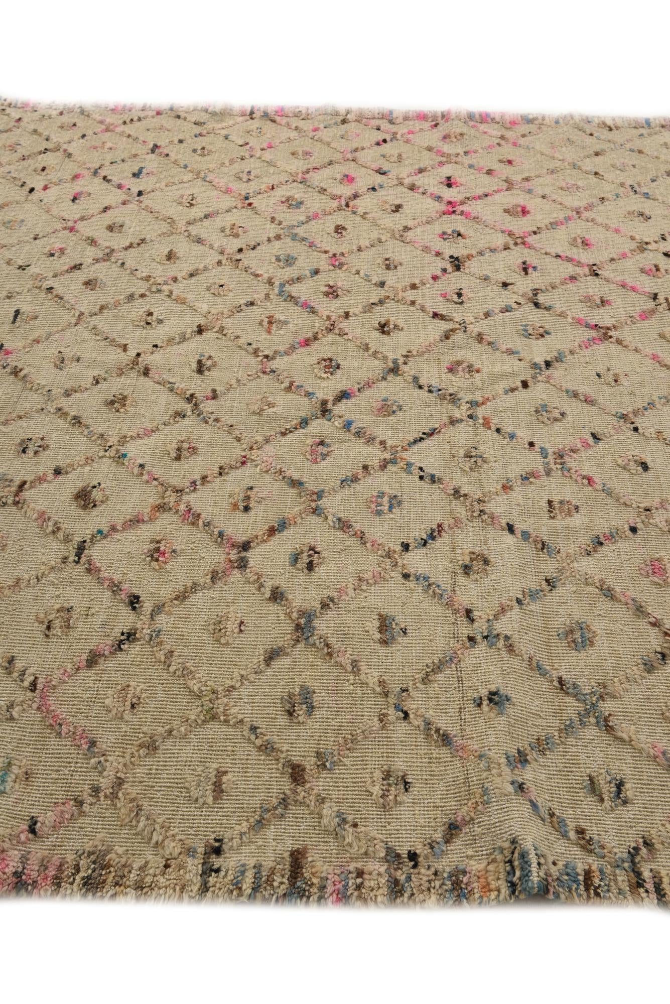 6' 6 x 9' 3 Hand Knotted Darya Wool Rug