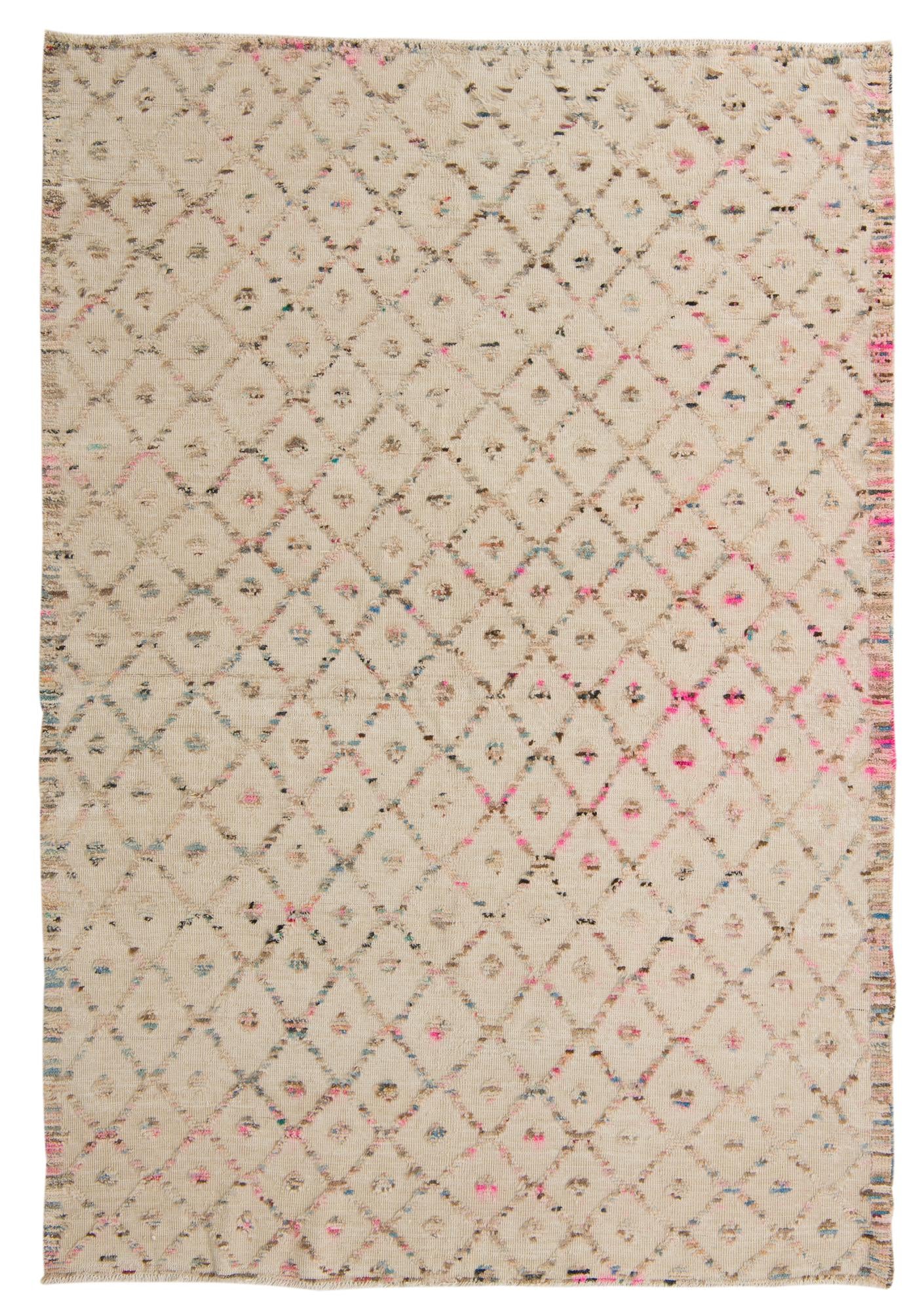 6' 6 x 9' 3 Hand Knotted Darya Wool Rug
