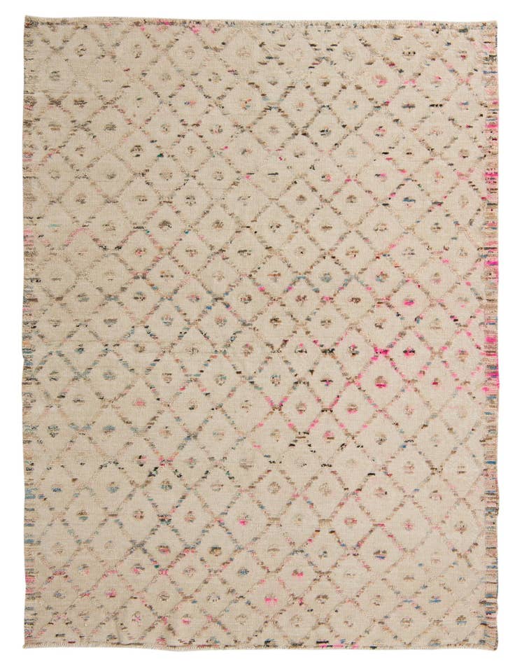 Detail image of 6' 6 x 9' 3 Hand Knotted Darya Wool Rug
