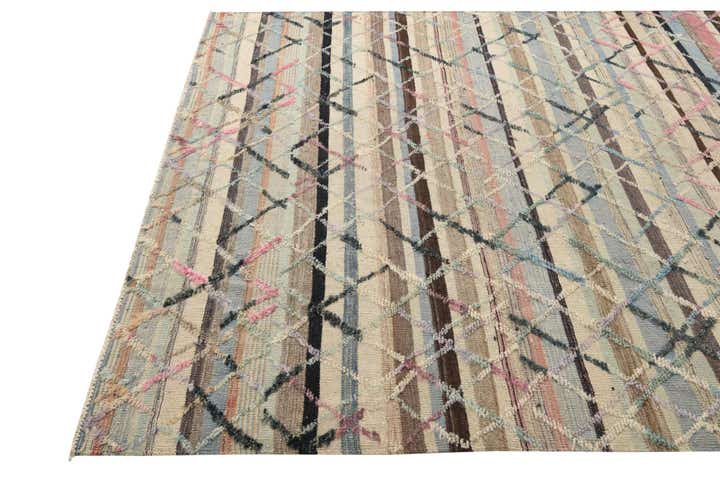 6' 3 x 10' Hand Knotted Darya Wool Rug