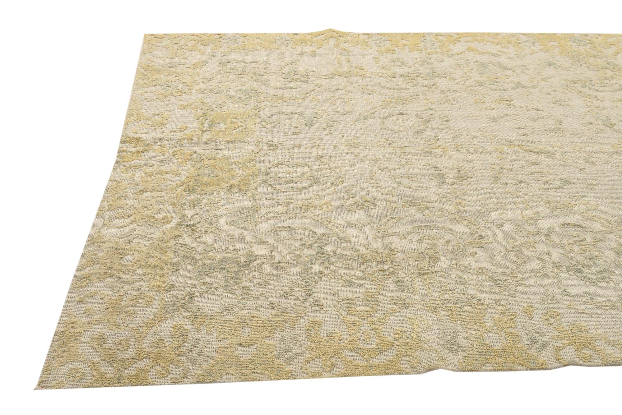5' 10 x 9' 3 Hand Knotted Darya Wool Rug