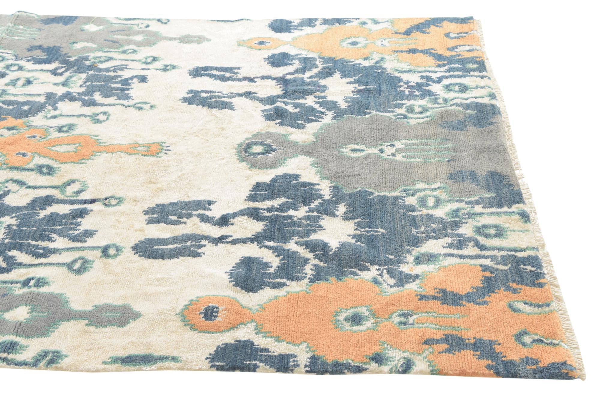 5' 1 x 8' 3 Hand Knotted Darya Rug