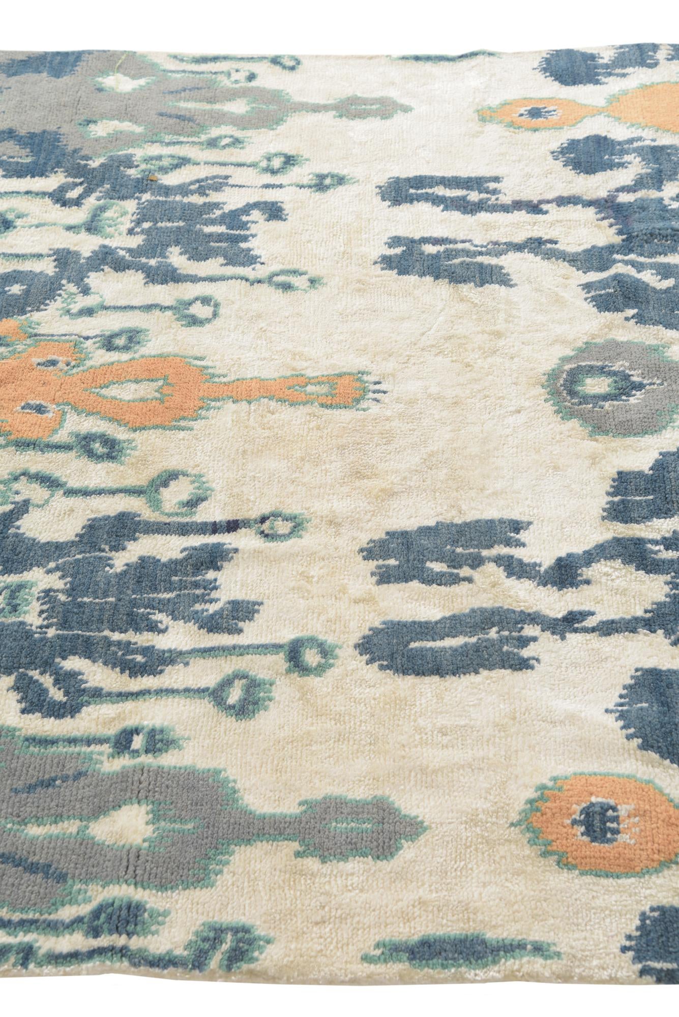 5' 1 x 8' 3 Hand Knotted Darya Rug