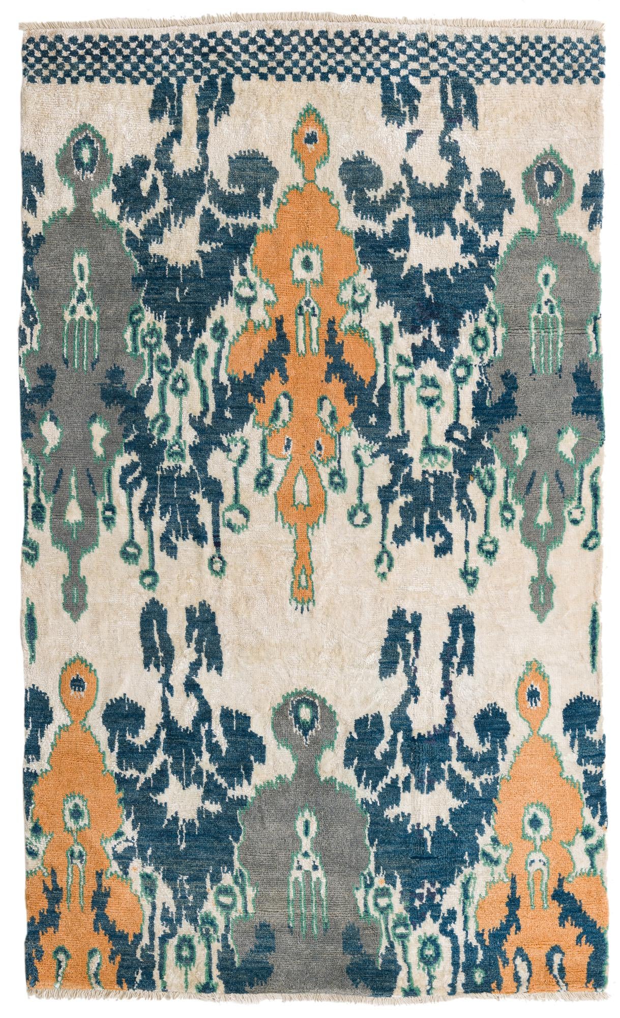 5' 1 x 8' 3 Hand Knotted Darya Rug