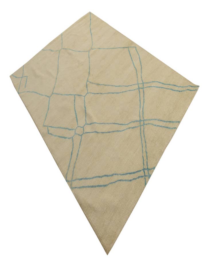 Detail image of 5' 9 x 7' 9  Hand Knotted Darya Wool Rug