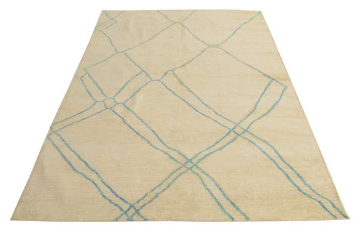 5' 9 x 7' 9 Hand Knotted Darya Wool Rug