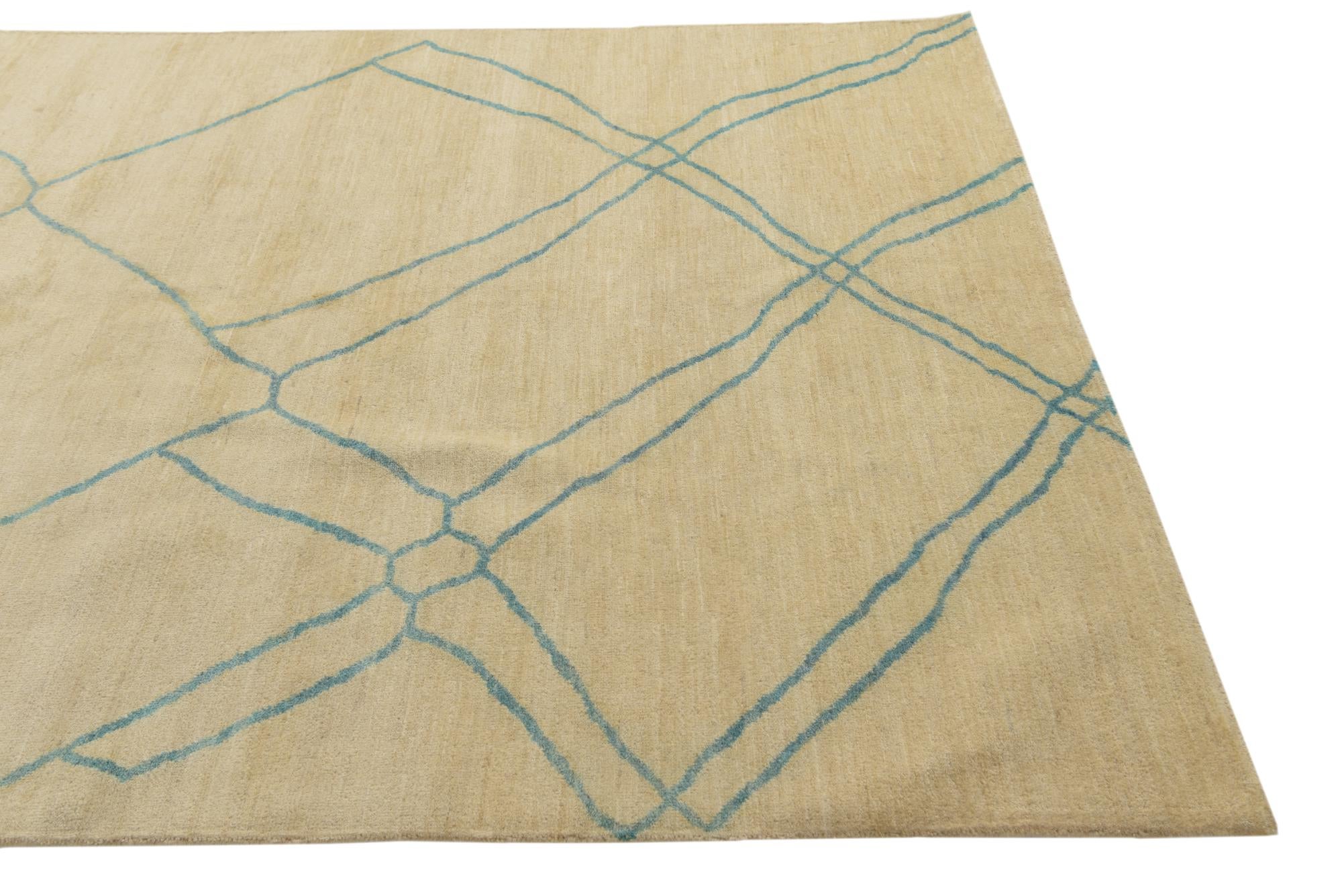 5' 9 x 7' 9 Hand Knotted Darya Wool Rug