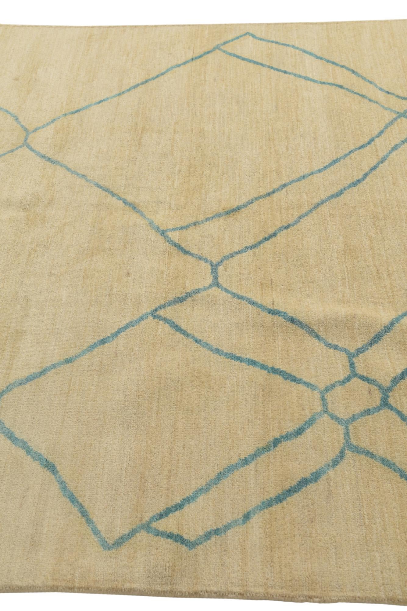 5' 9 x 7' 9 Hand Knotted Darya Wool Rug