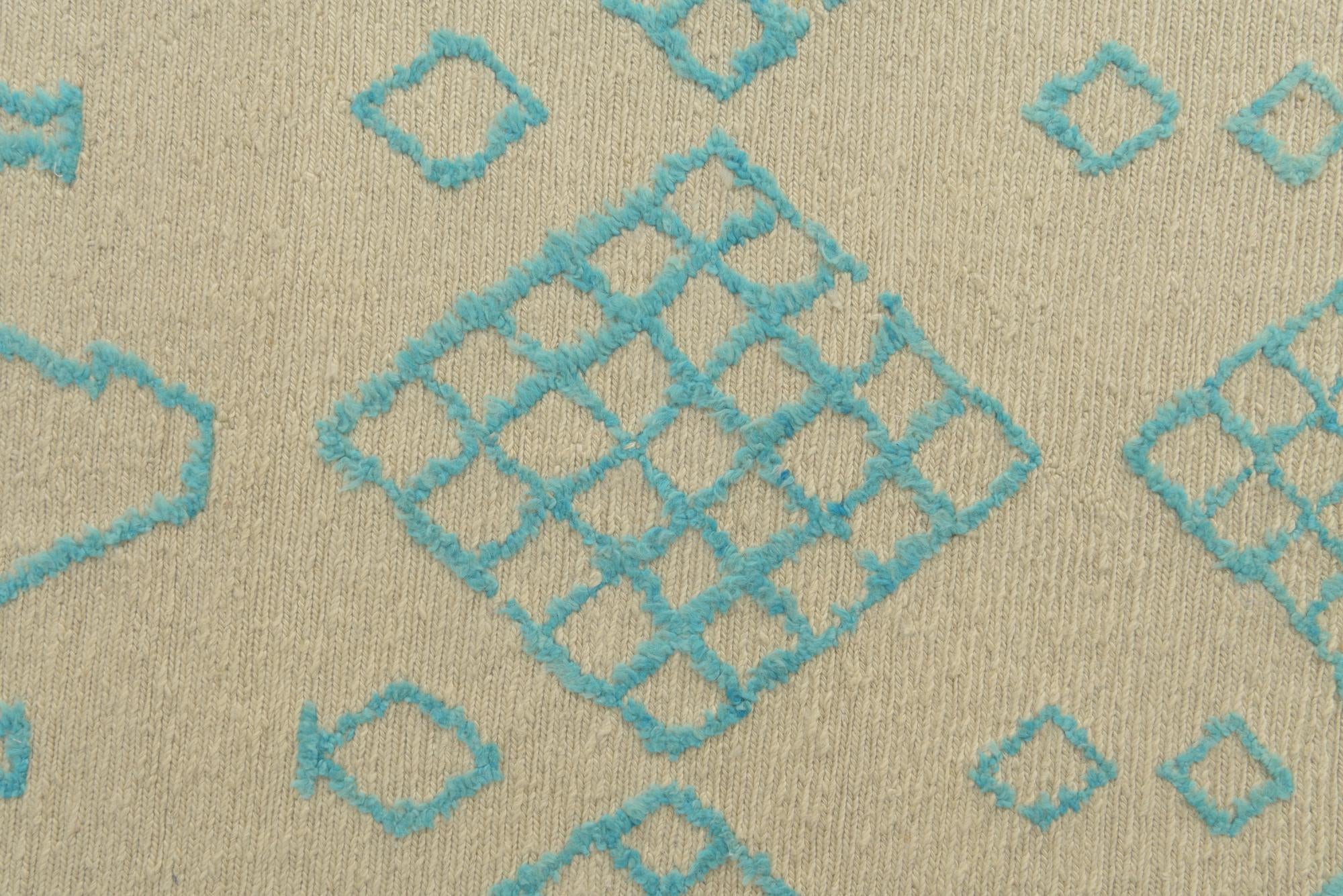 6' 8 x 8' 8 Hand Knotted Darya Wool Rug