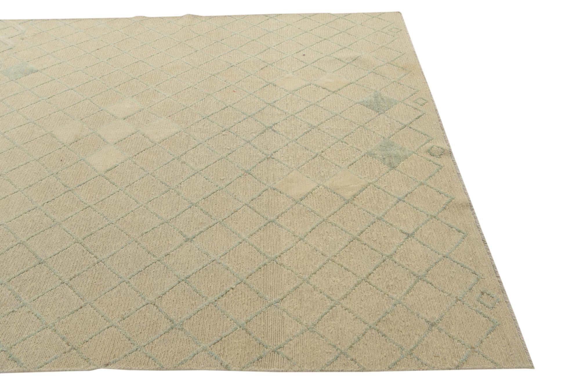 6' 5 x 10' 2 Hand Knotted Darya Wool Rug