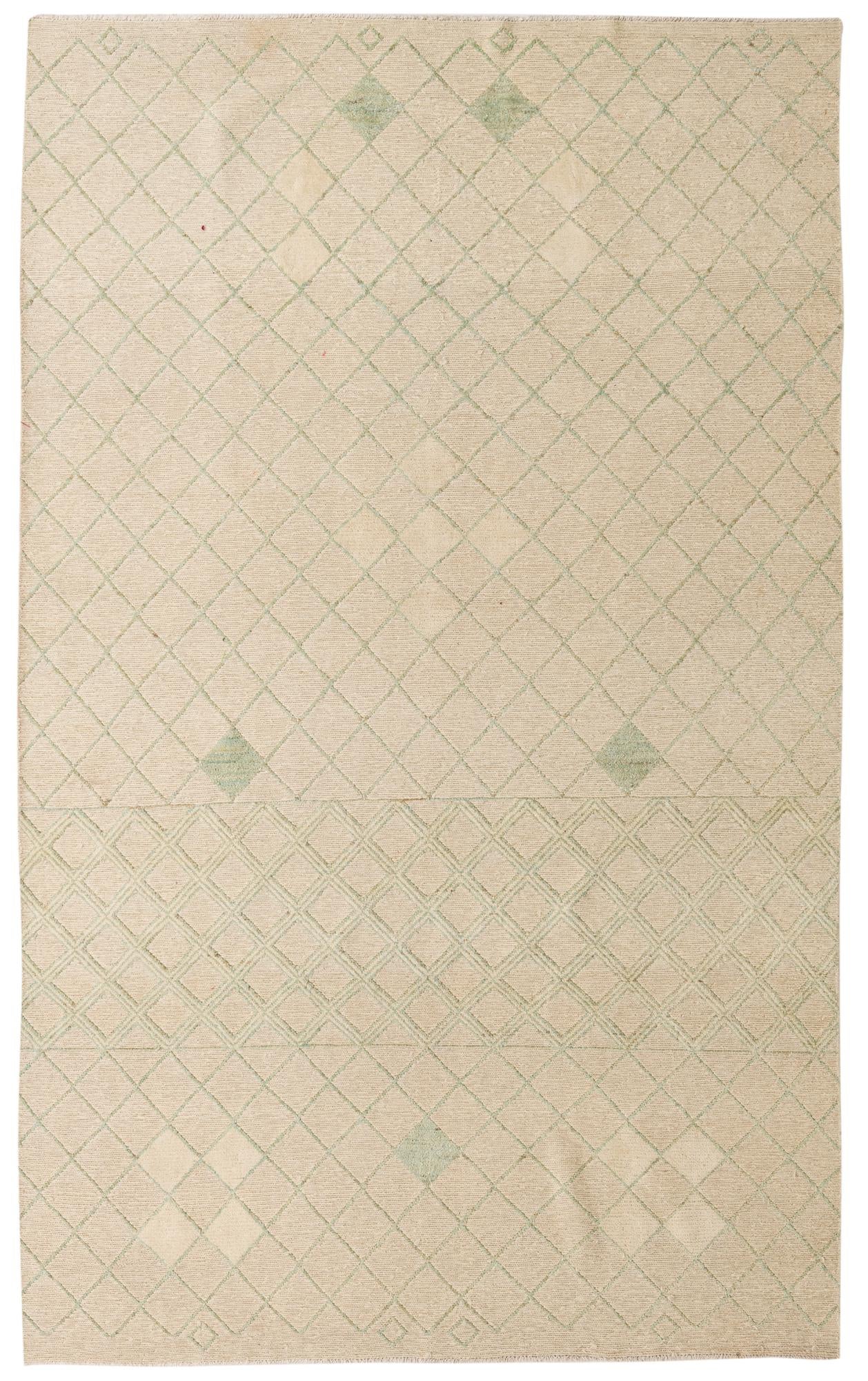 6' 5 x 10' 2 Hand Knotted Darya Wool Rug