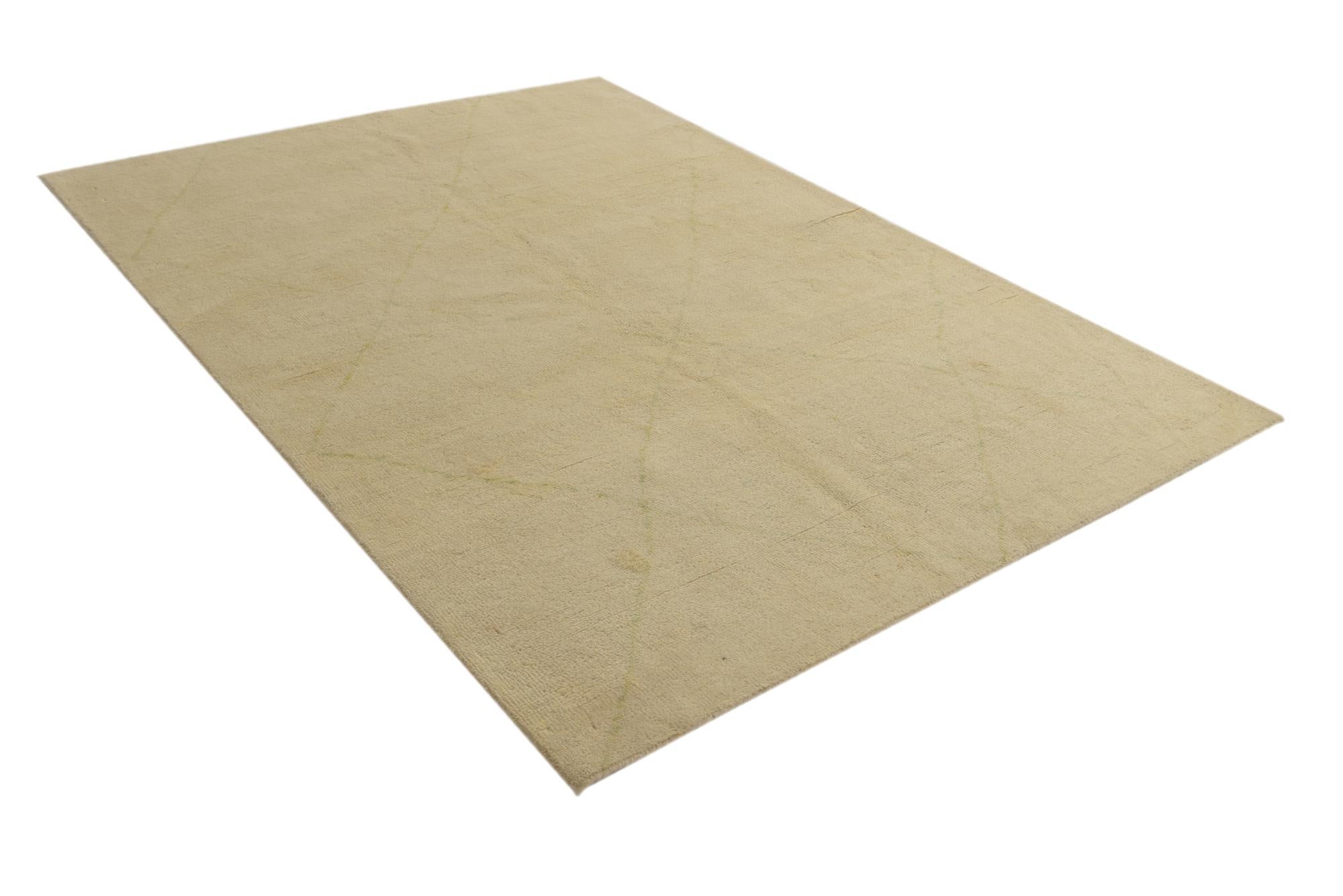 5' 8 x 8' 1 Hand Knotted Darya Wool Rug
