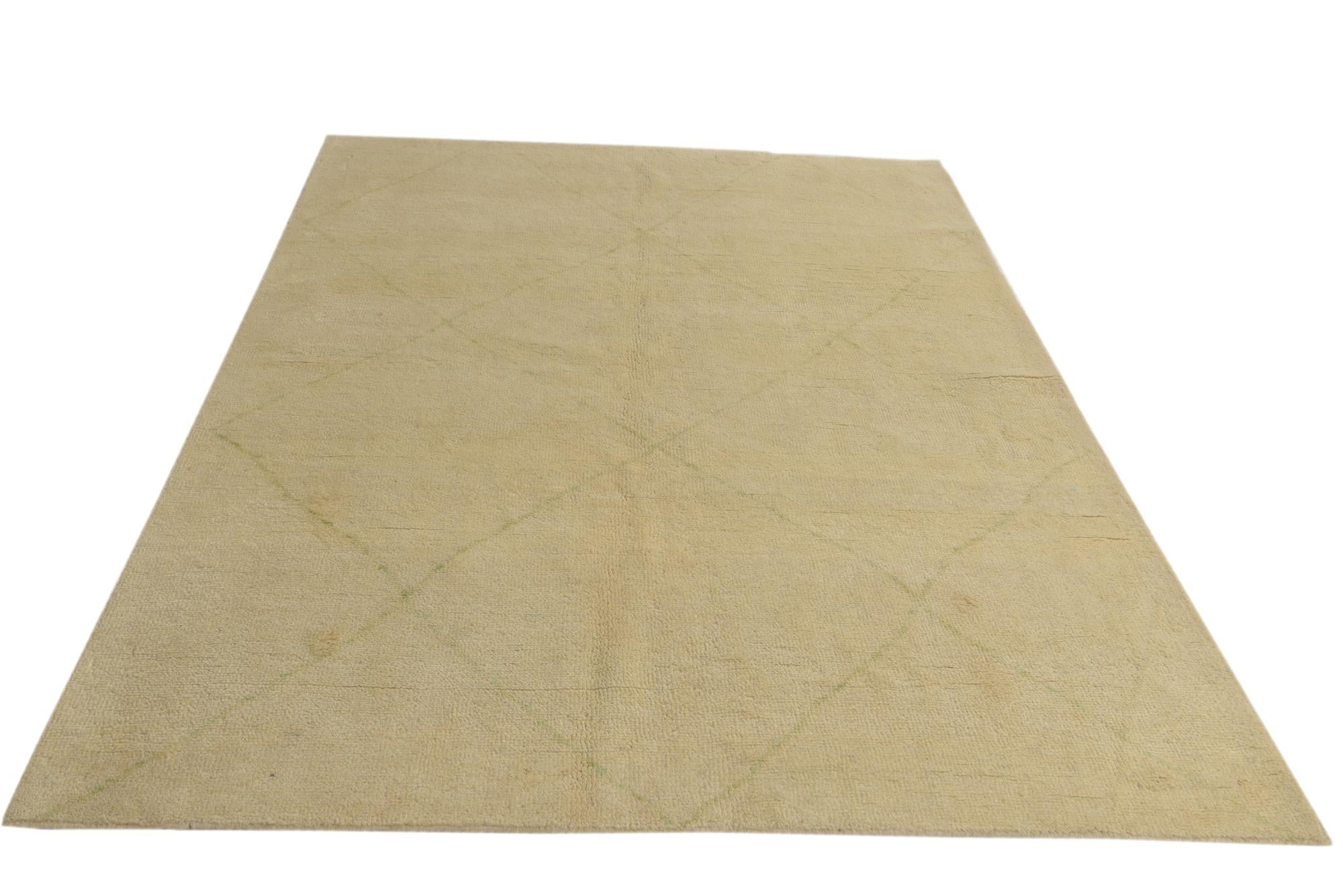 5' 8 x 8' 1 Hand Knotted Darya Wool Rug