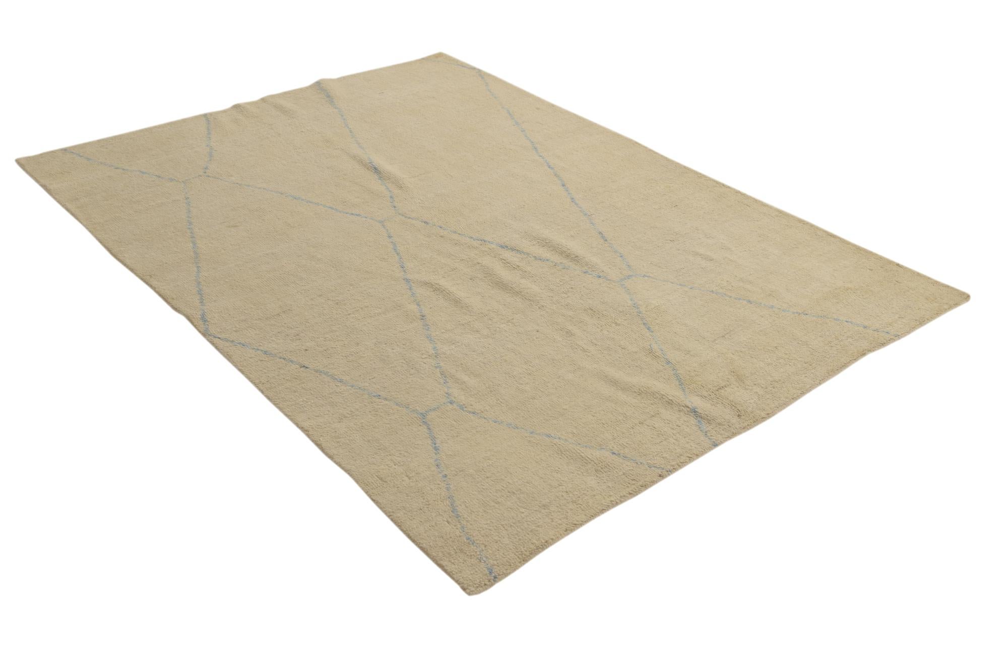 5' 2 x 7' 2 Hand Knotted Darya Wool Rug