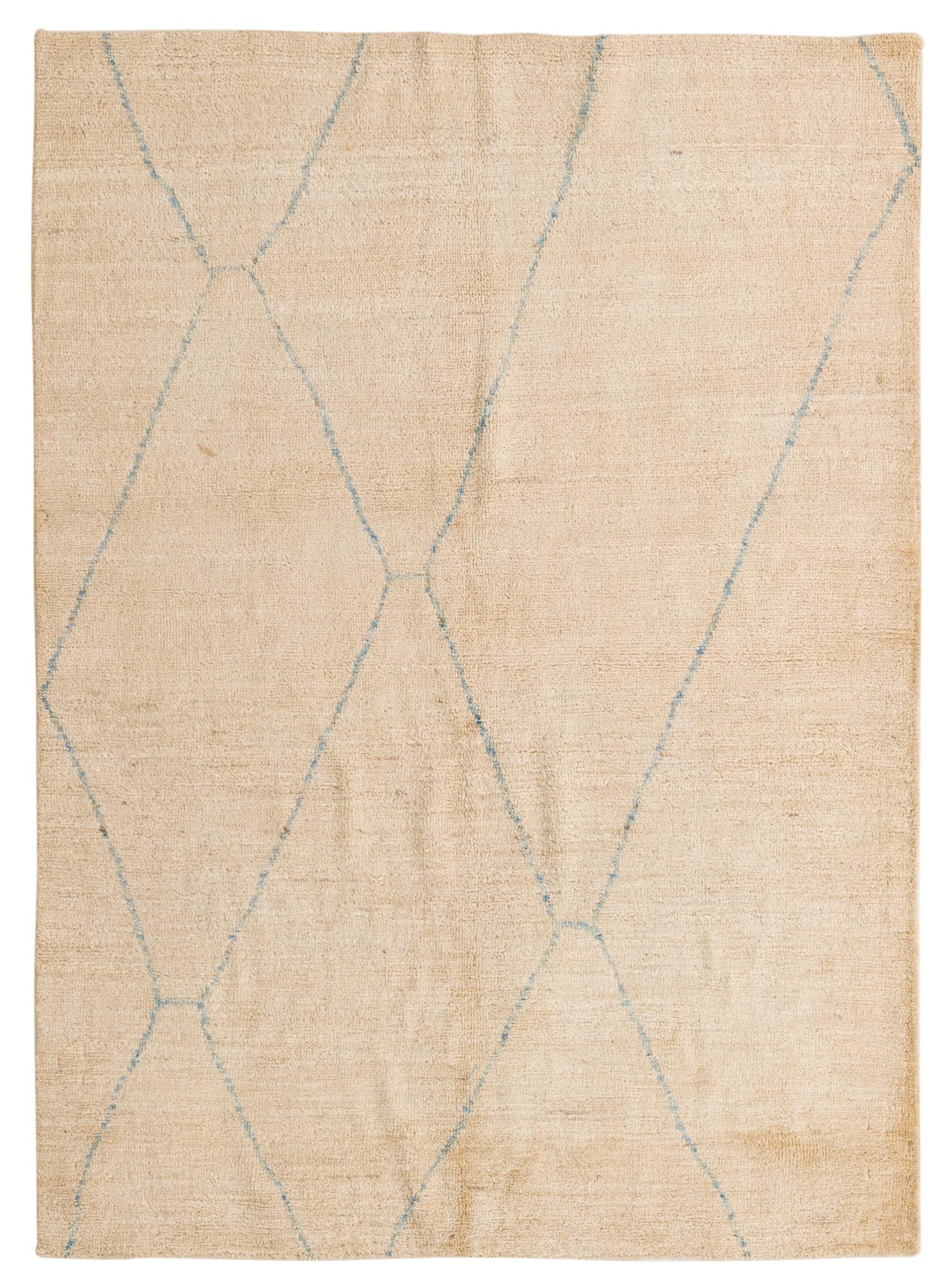 5' 2 x 7' 2 Hand Knotted Darya Wool Rug