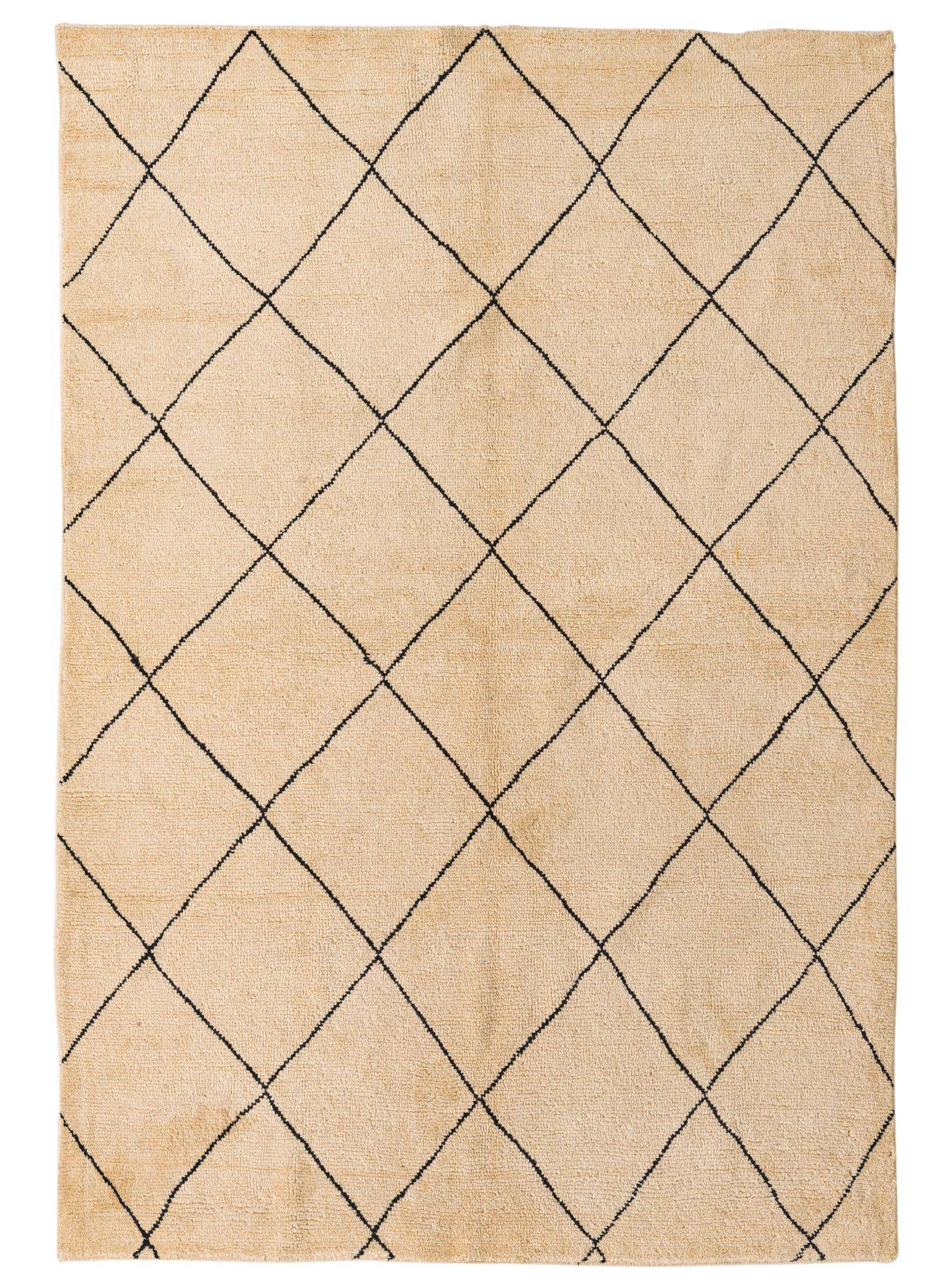 5' 6 x 8' Hand Knotted Darya Wool Rug