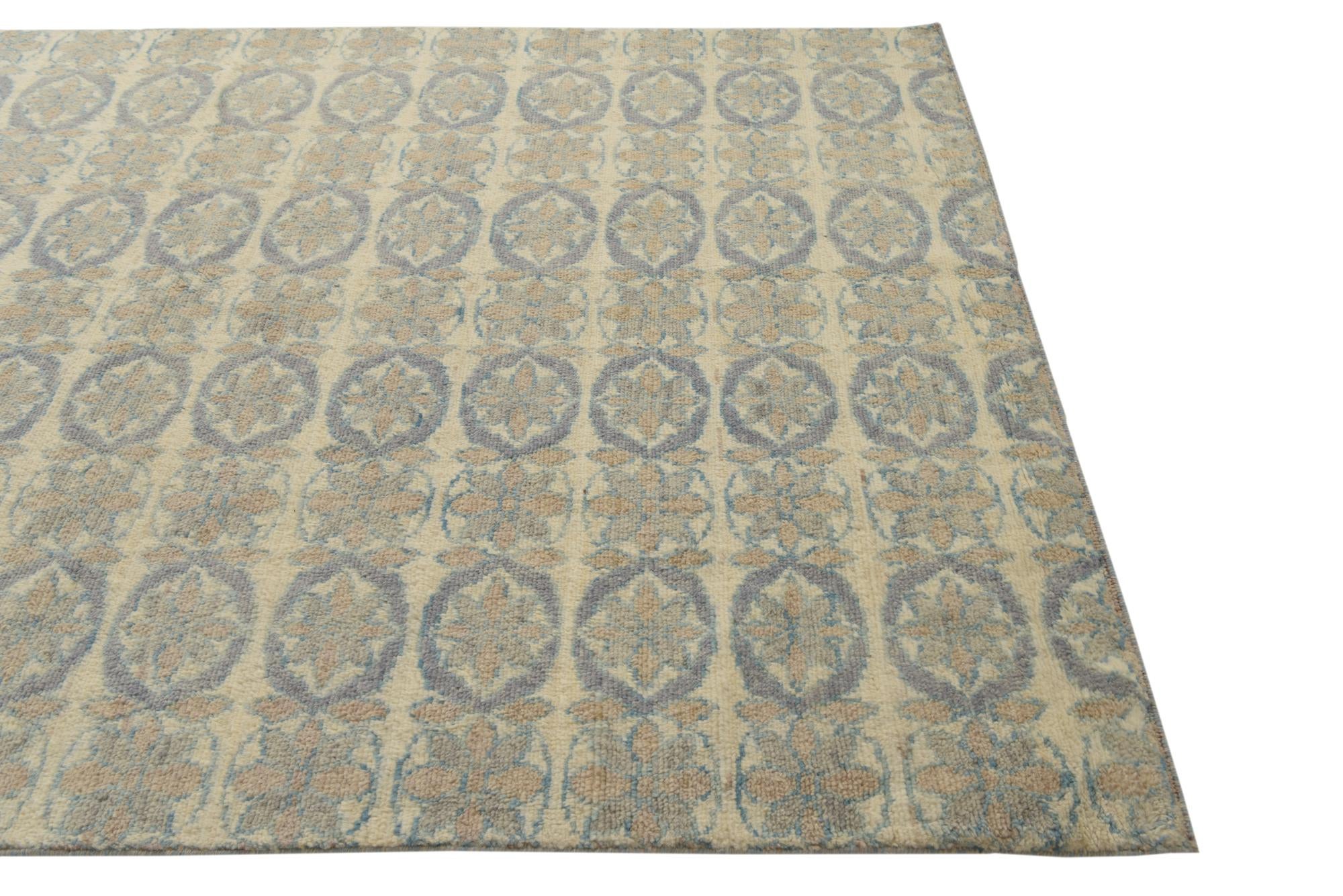 5' 6 x 8' 4 Hand Knotted Darya Wool Rug