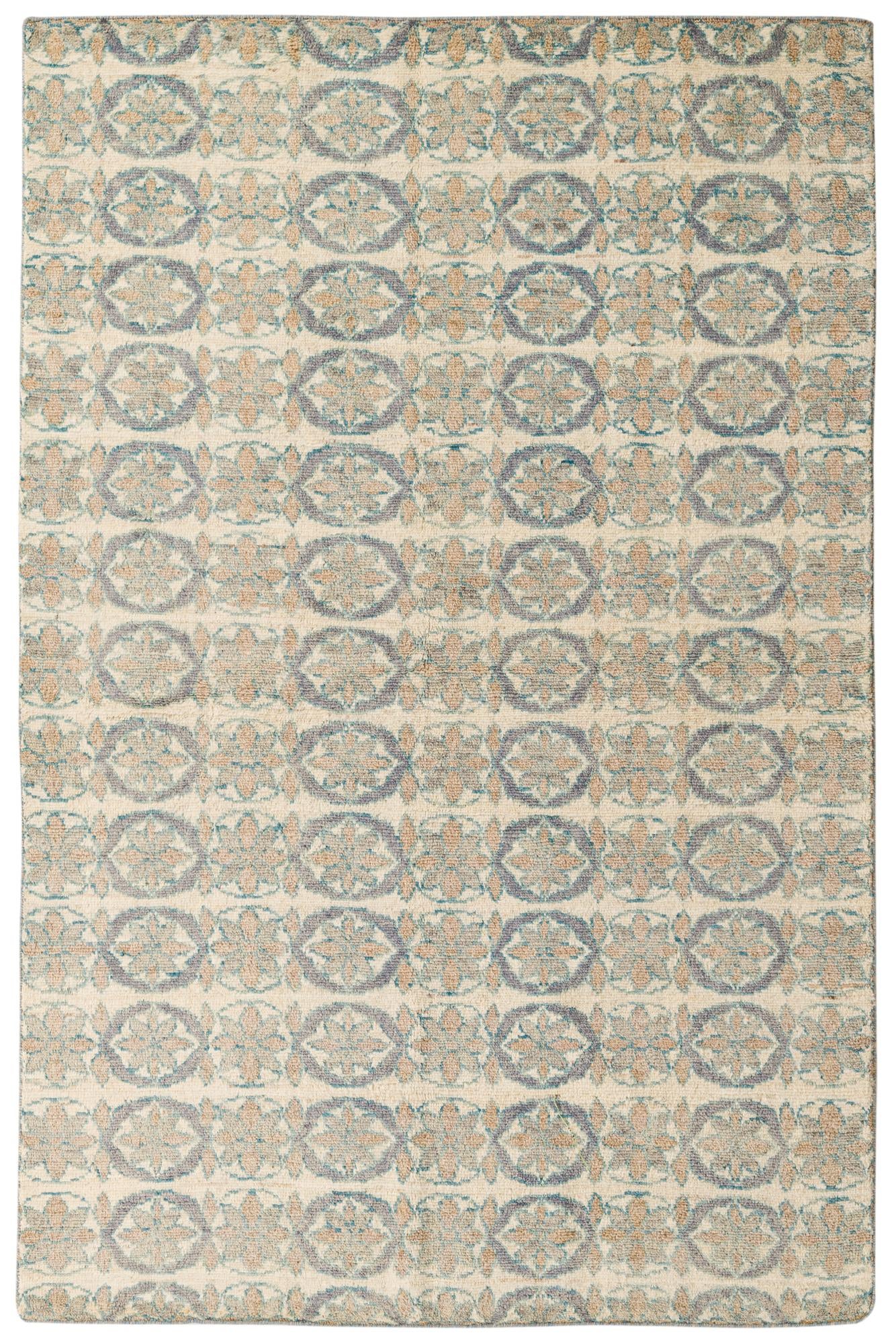5' 6 x 8' 4 Hand Knotted Darya Wool Rug