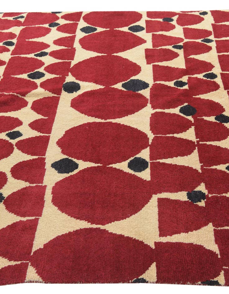 Detail image of 6' 4 x 10'  Hand Knotted Darya Wool Rug