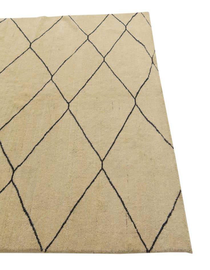 Detail image of 5' 6 x 8'  Hand Knotted Darya Wool Rug