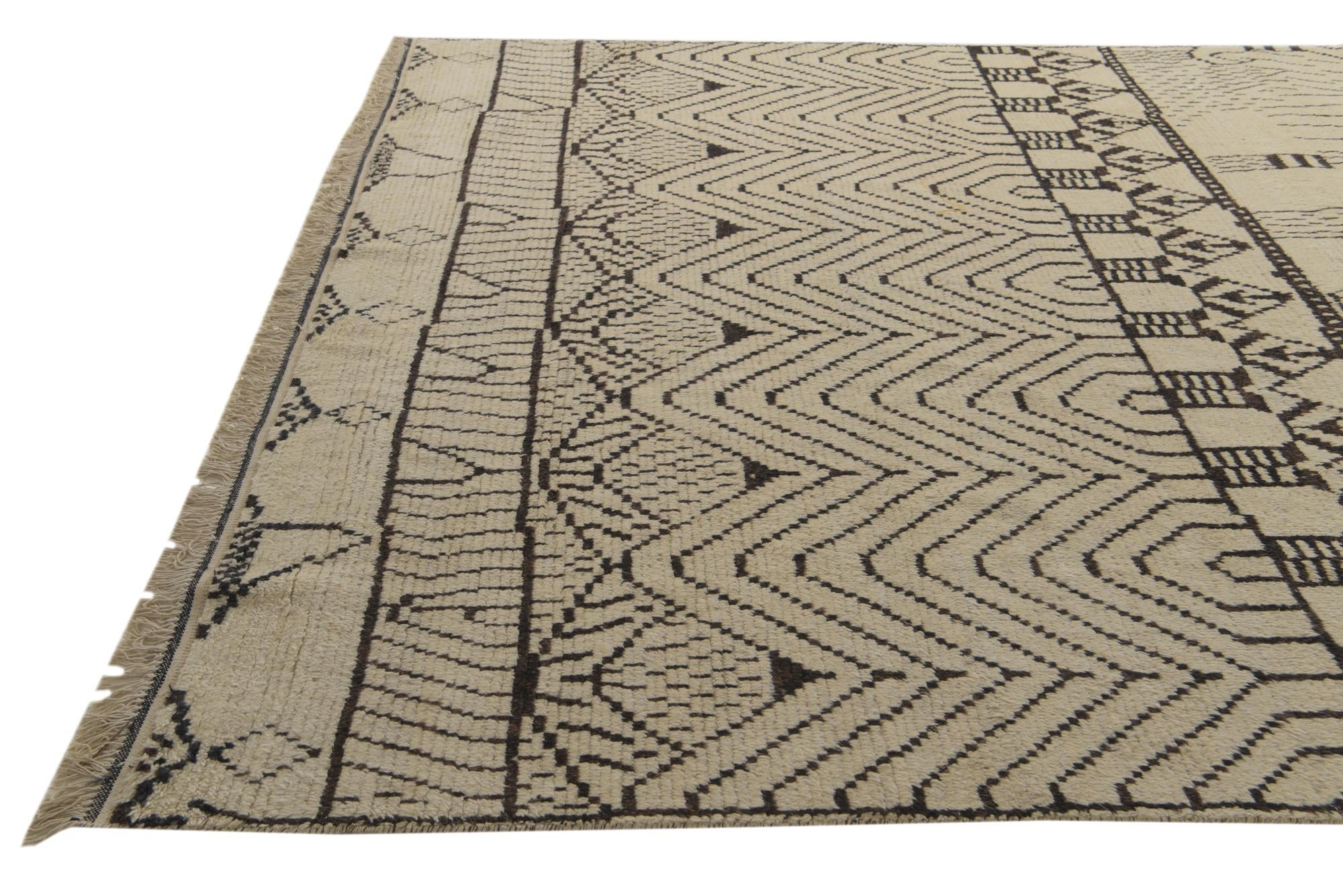 9' 10 x 14' 3 Hand Knotted Darya Wool Rug