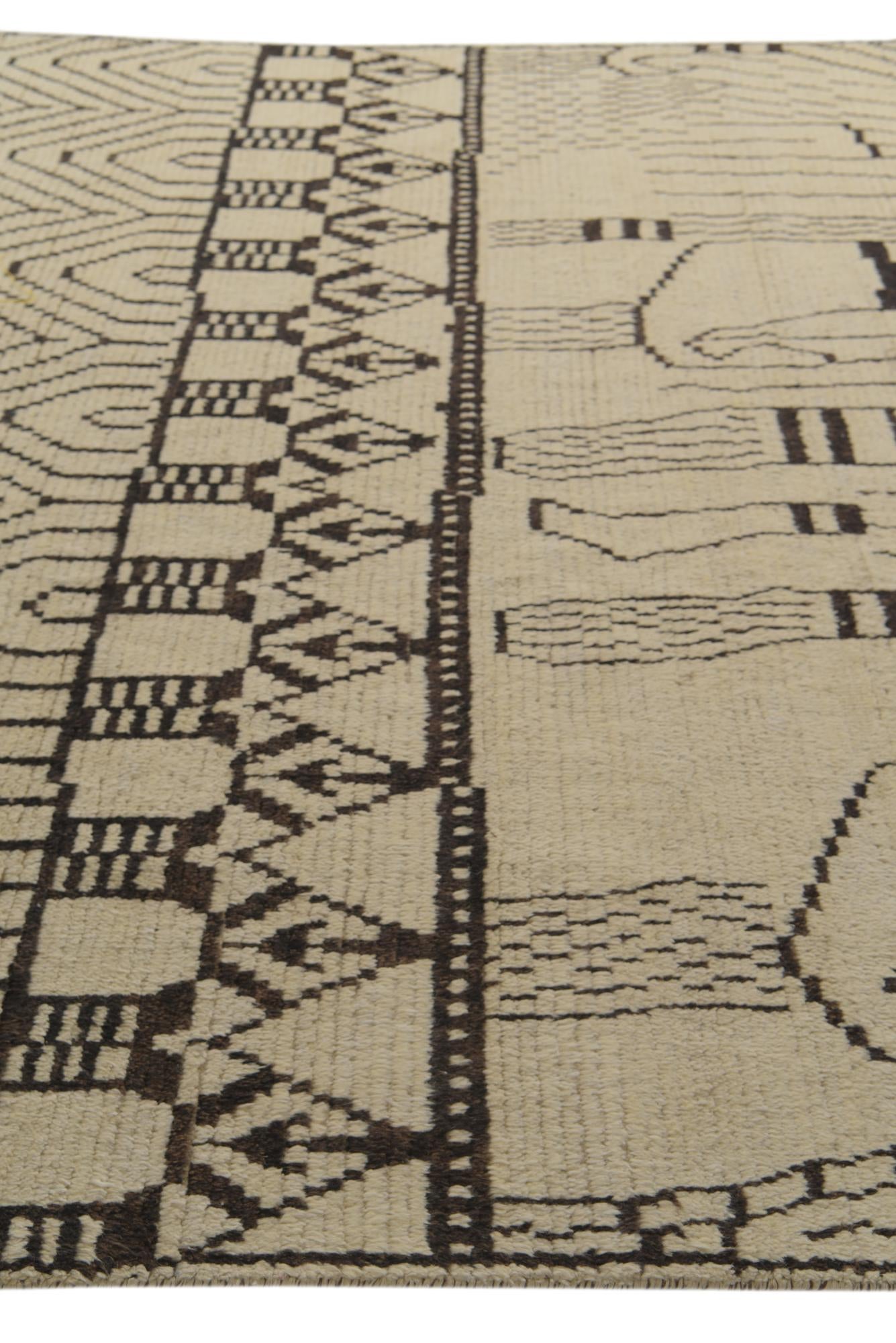 9' 10 x 14' 3 Hand Knotted Darya Wool Rug