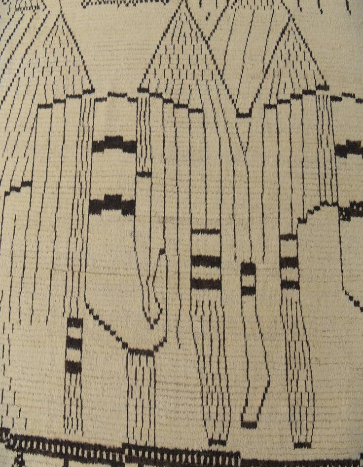 Detail image of 9' 10 x 14' 3  Hand Knotted Darya Wool Rug
