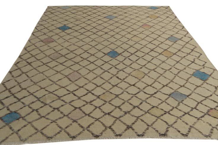 Detail image of 7' 8 x 10' Hand Knotted Darya Wool Rug