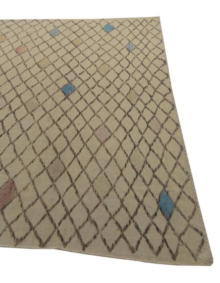 Detail image of 7' 8 x 10'  Hand Knotted Darya Wool Rug