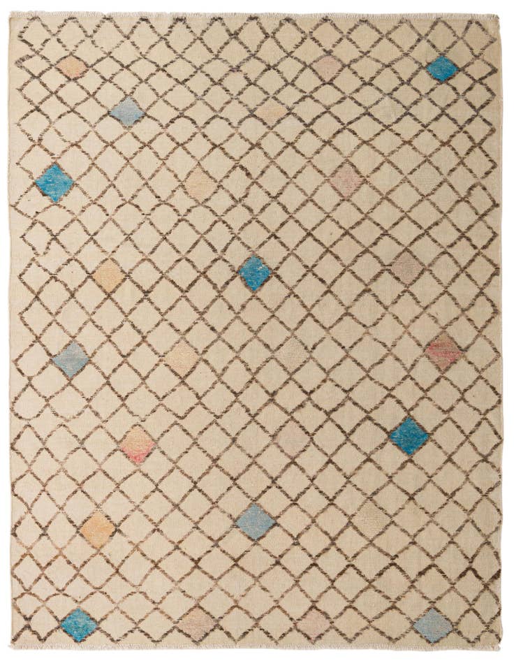 Detail image of 7' 8 x 10' Hand Knotted Darya Wool Rug