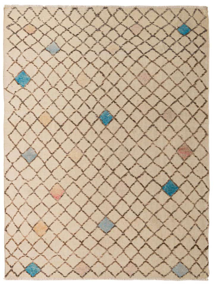 7' 8 x 10' Hand Knotted Darya Wool Rug