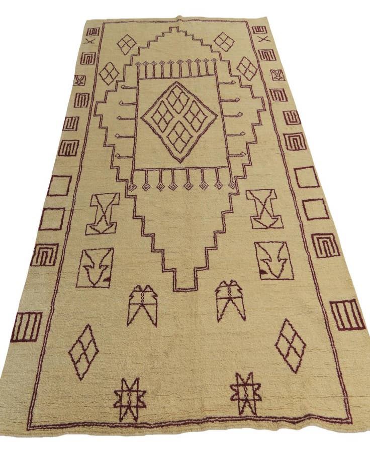 Detail image of 6' 4 x 9' 8  Hand Knotted Darya Wool Rug