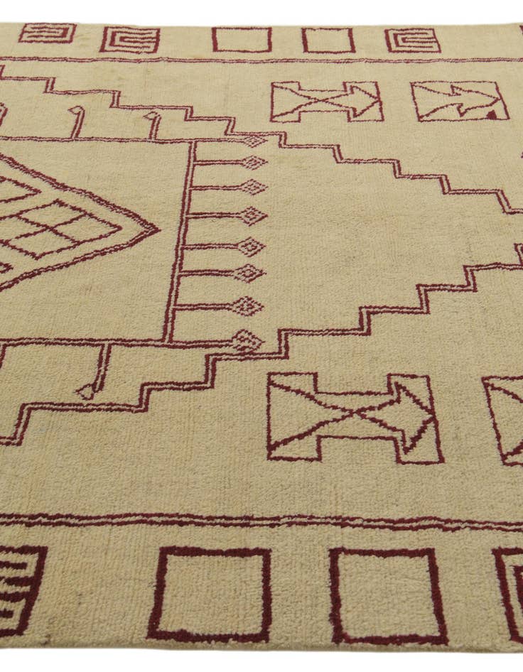 Detail image of 6' 4 x 9' 8  Hand Knotted Darya Wool Rug