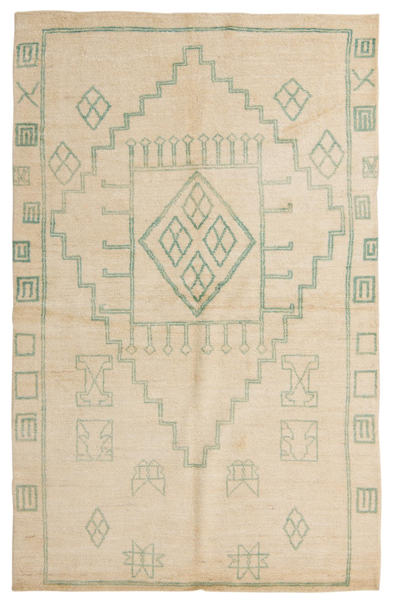 5' 6 x 8' 7 Hand Knotted Darya Wool Rug