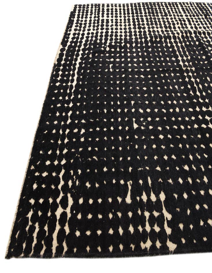 Detail image of 9' 10 x 14'  Hand Knotted Darya Wool Rug