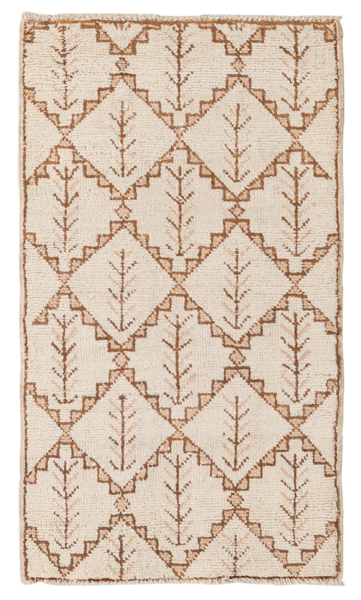 2' 7 x 4' 5 Hand Knotted Darya Wool Rug