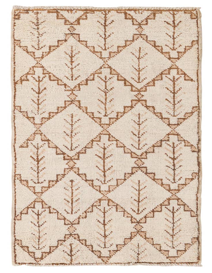 Detail image of 2' 7 x 4' 5 Hand Knotted Darya Wool Rug