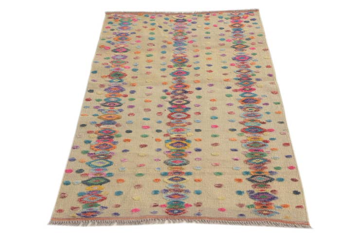 Detail image of 2' 10 x 4' 4 Hand Knotted Darya Wool Rug