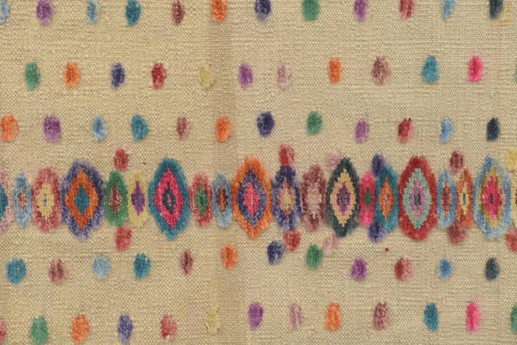 Detail image of 2' 10 x 4' 4 Hand Knotted Darya Wool Rug