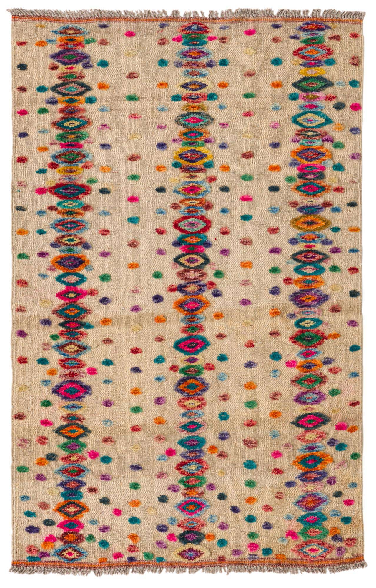 2' 10 x 4' 4 Hand Knotted Darya Wool Rug