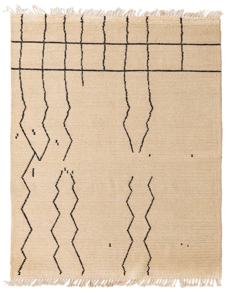 Detail image of 5' 10 x 7' 8 Hand Knotted Darya Wool Rug