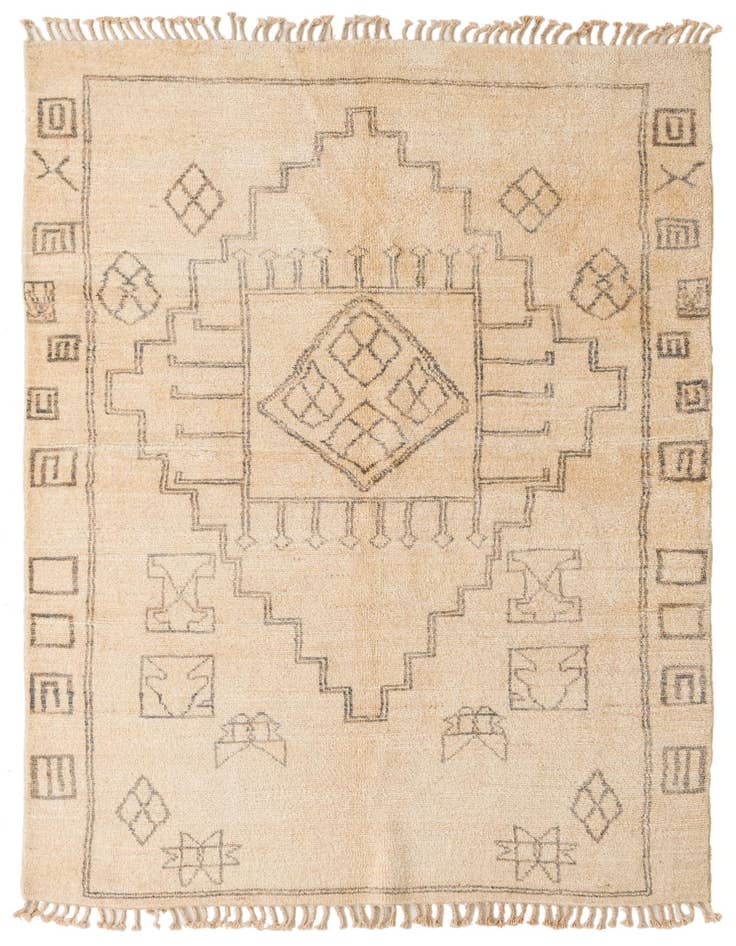 Detail image of 5' 5 x 8' Hand Knotted Darya Wool Rug