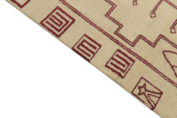 6' 6 x 10' Hand Knotted Darya Wool Rug