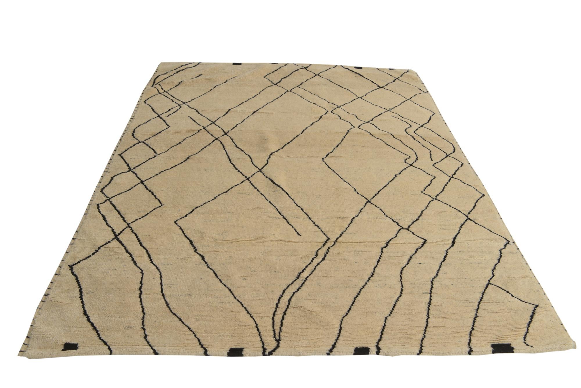 6' x 8' Hand Knotted Darya Wool Rug