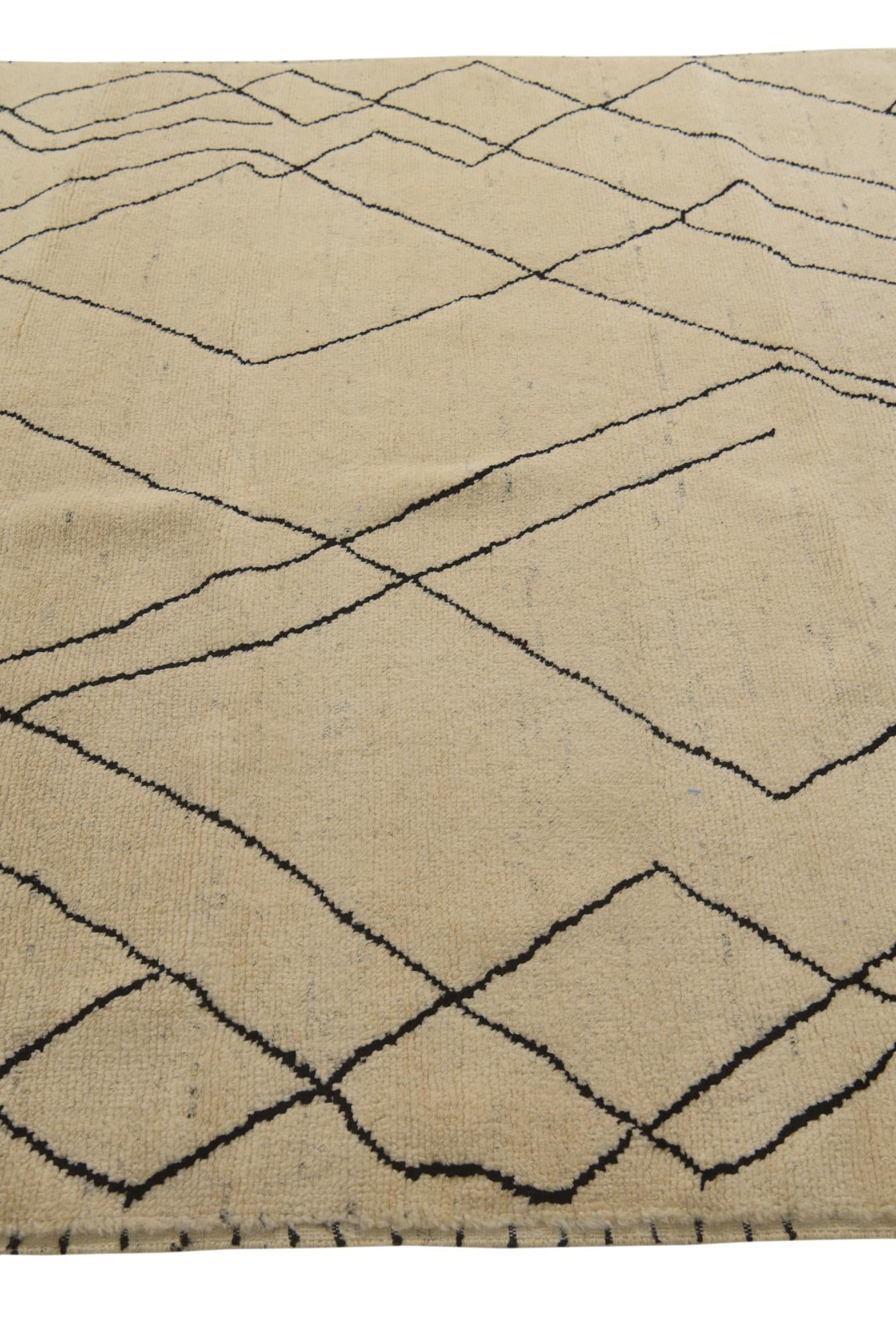 6' x 8' Hand Knotted Darya Wool Rug