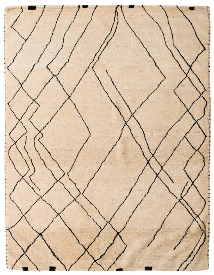 Detail image of 6' x 8' Hand Knotted Darya Wool Rug